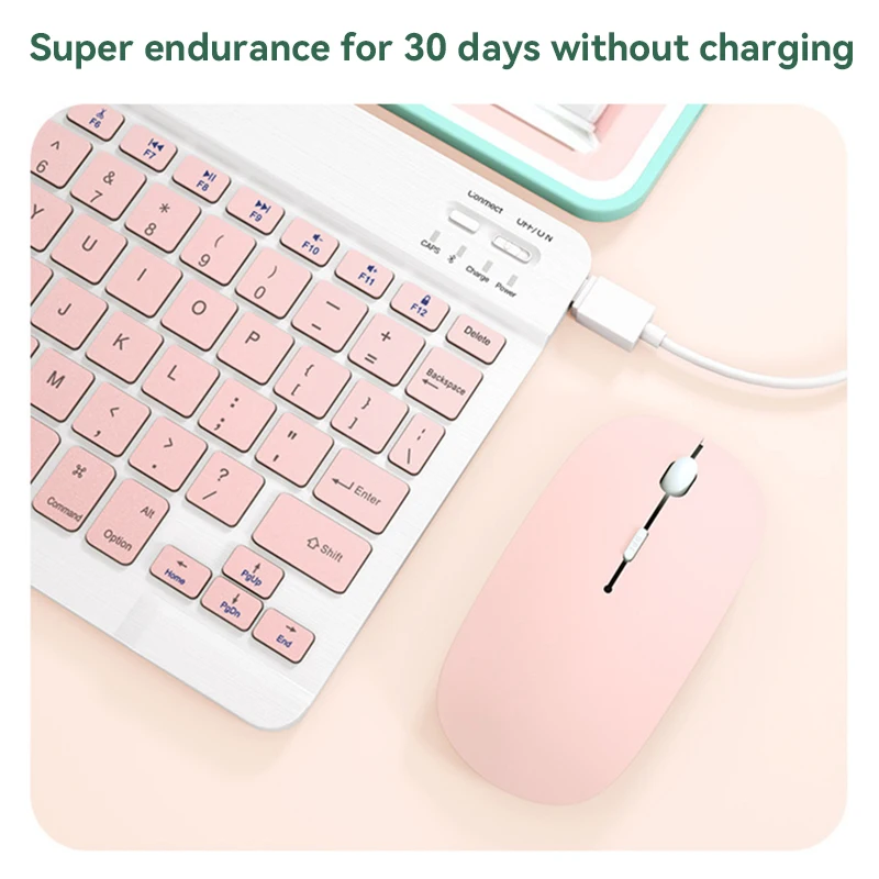 Xiaomi Bluetooth Keyboard Mouse Suitable For Ipad Huawei Tablet Phone Rechargeable 10inch Ultra-slim Wireless Keyboard Mouse Set