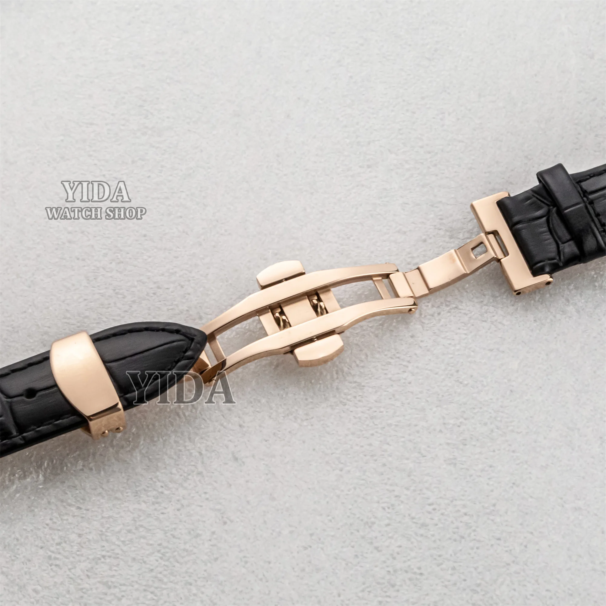 노틸러스 시계 밴드 25MM 정품 가죽 시계 스트랩 316L 스테인레스 스틸 버클 모드 손목 밴드 수리 도구 액세서리