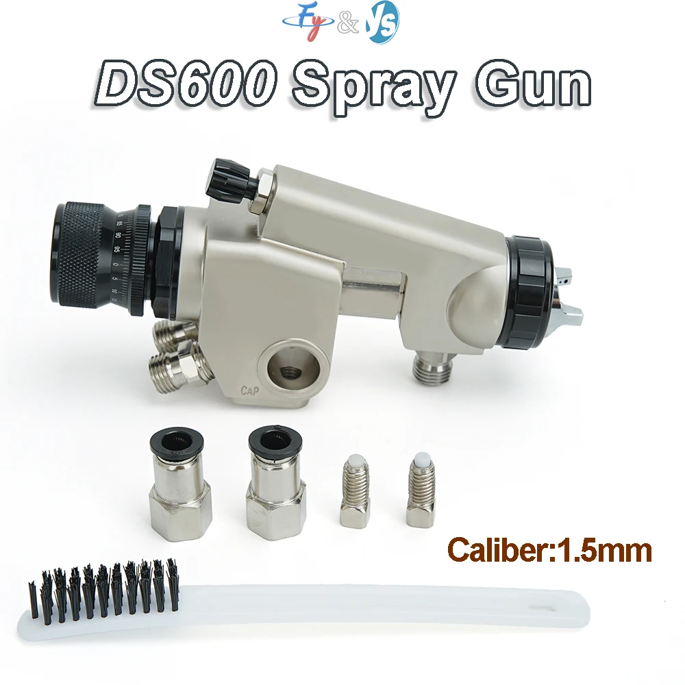 DS-600 Automatic Air Spray Gun, Industrial Auto Paint Spray Gun for Reciprocating Machine, Robot Spraying Lin