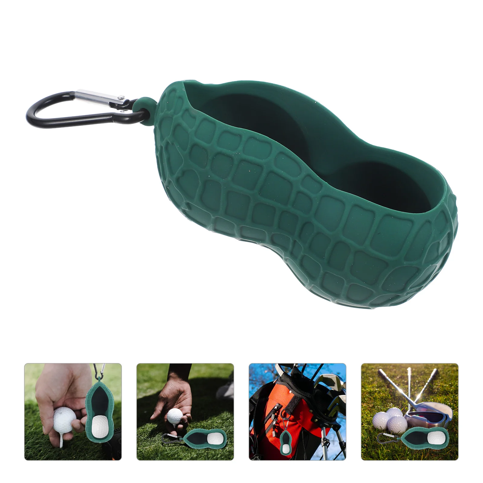 Golf Set Elastic Golfs Ball Sleeve Holder Accessory Balls Professional Accessories for Men Bag Outdoor Golfing Pouch