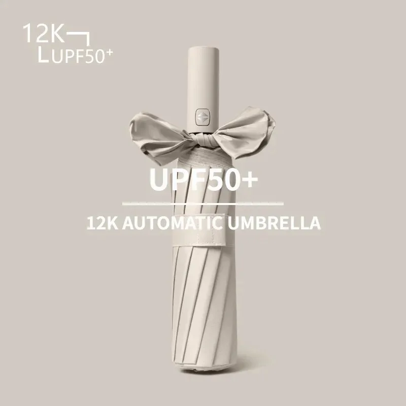 Stay Protected in Any Weather with This Fully Automatic 24-Bone Umbrella - Multiple Colors Available!