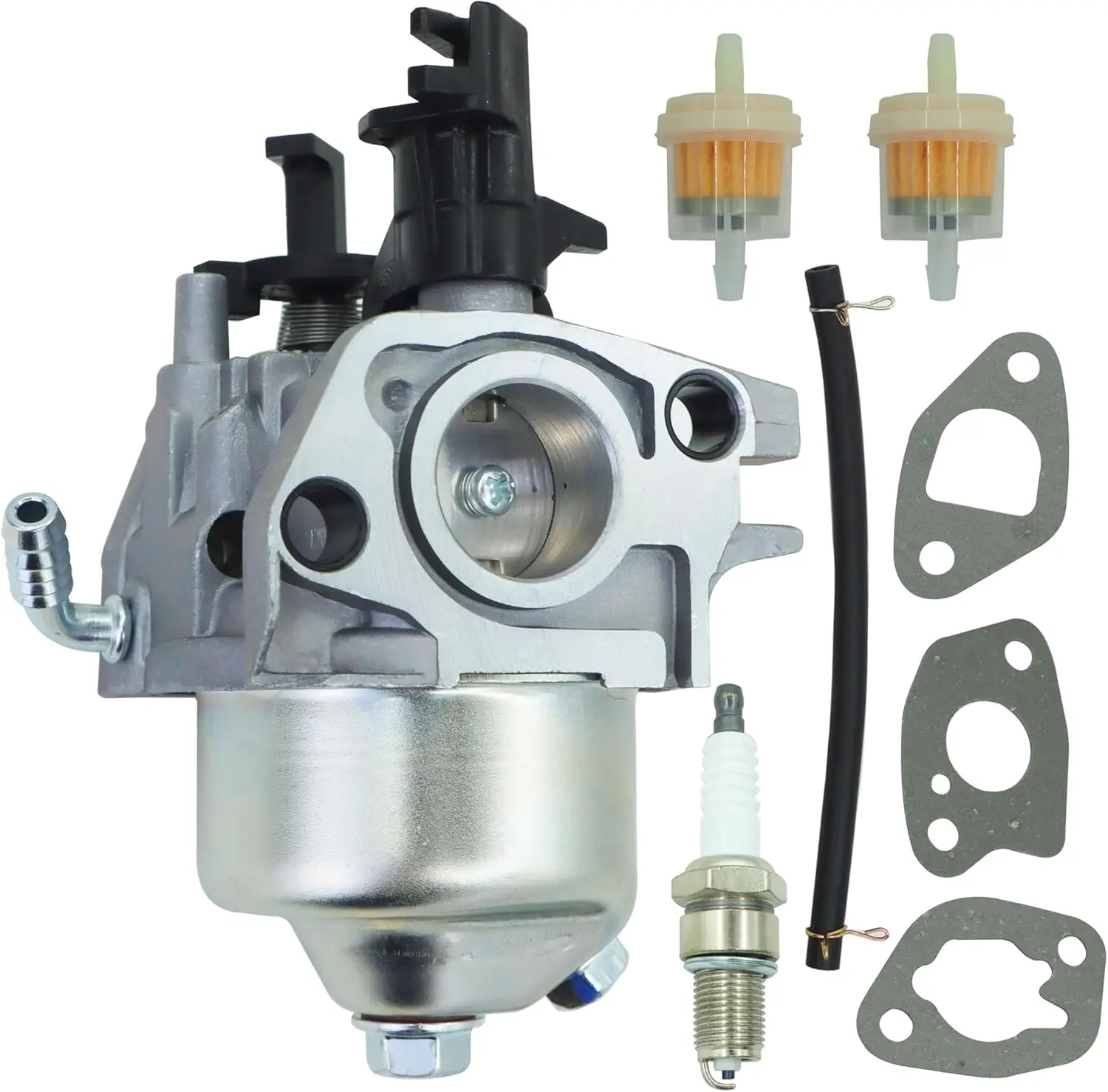 Carburador HUAYI 18 853 45-S Compatible con el motor Kohler RH265 serie RH de 6.5 hp y 196 cc con filtro de aire