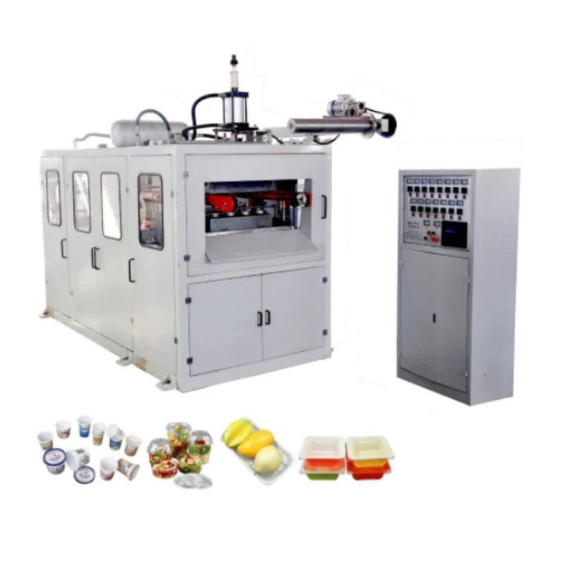 Thermoforming Machine Transparent Plastic Cup Making Machine Small Scale Disposable Plastic Cup Making Injection Molding Machine