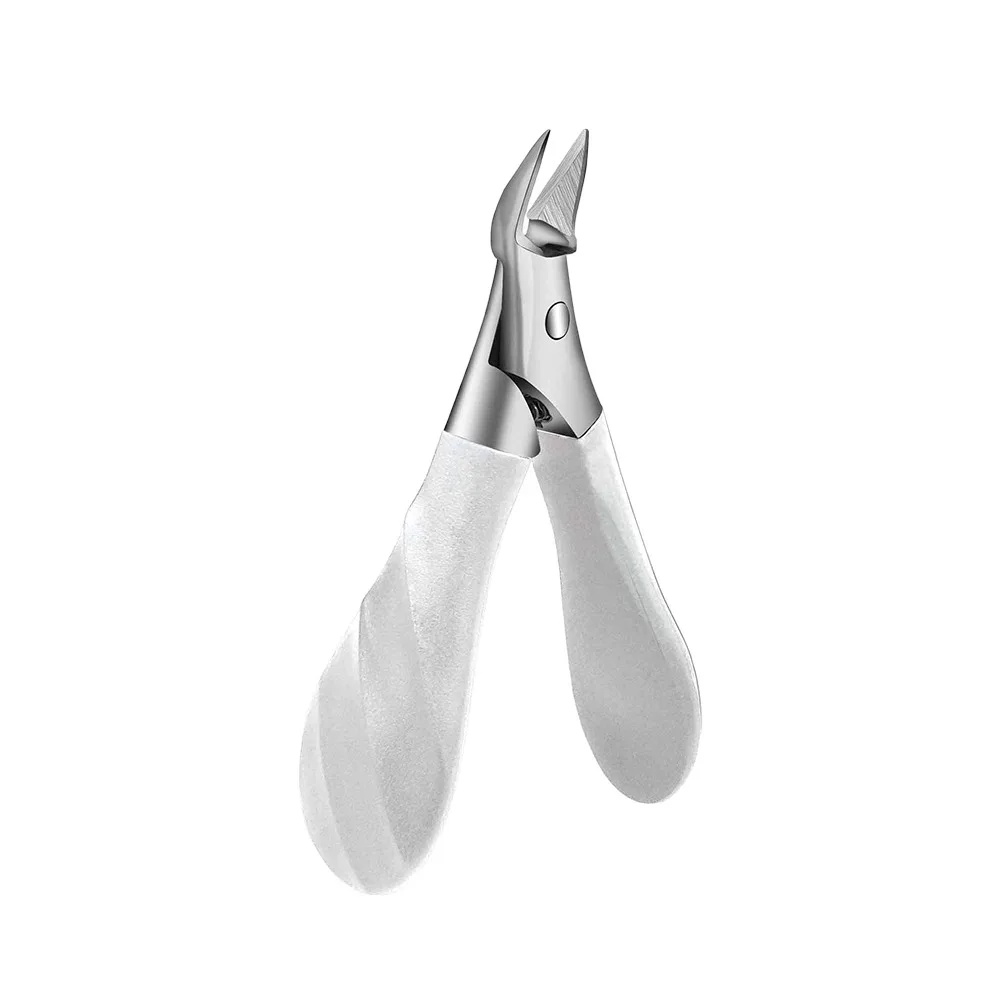 Tagliaunghie con bordo inclinato antispruzzo di fascia alta Tagliaunghie obliquo con becco d'aquila in acciaio inossidabile Tagliaunghie per unghie Tagliaunghie