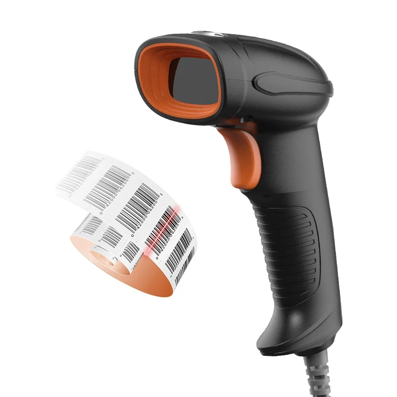 Bar code reader ccd wired 1D 2D USB barcode reader Handheld barcode scanner for Inventory