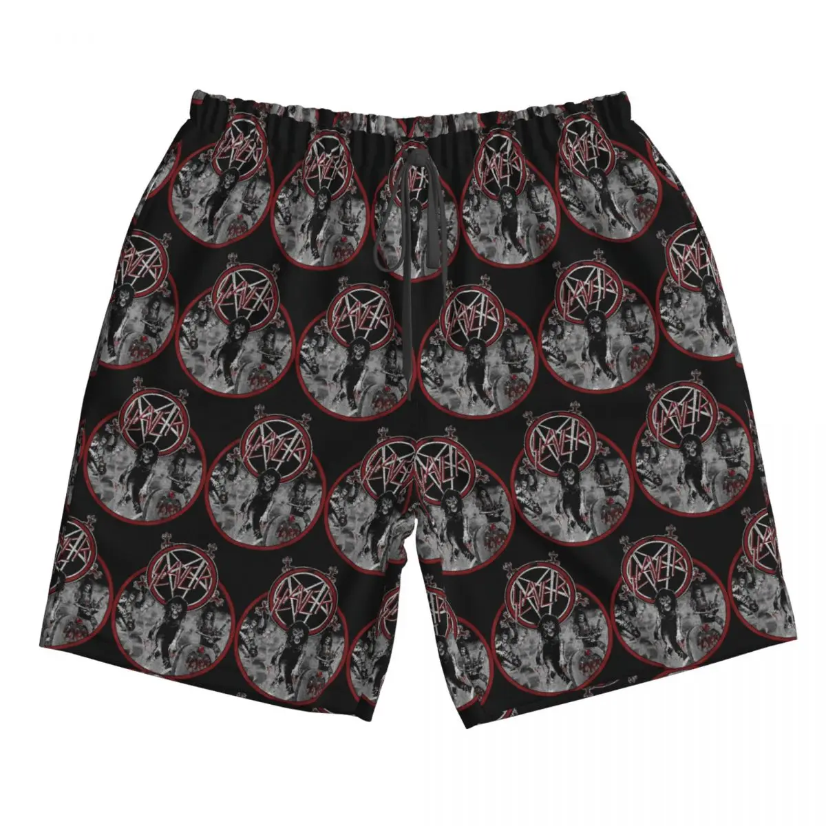 Heavy Metal Rock Slayer Live Undead Trunks Beach Board Shorts Casual Quick Dry Swim Summer Men Pants