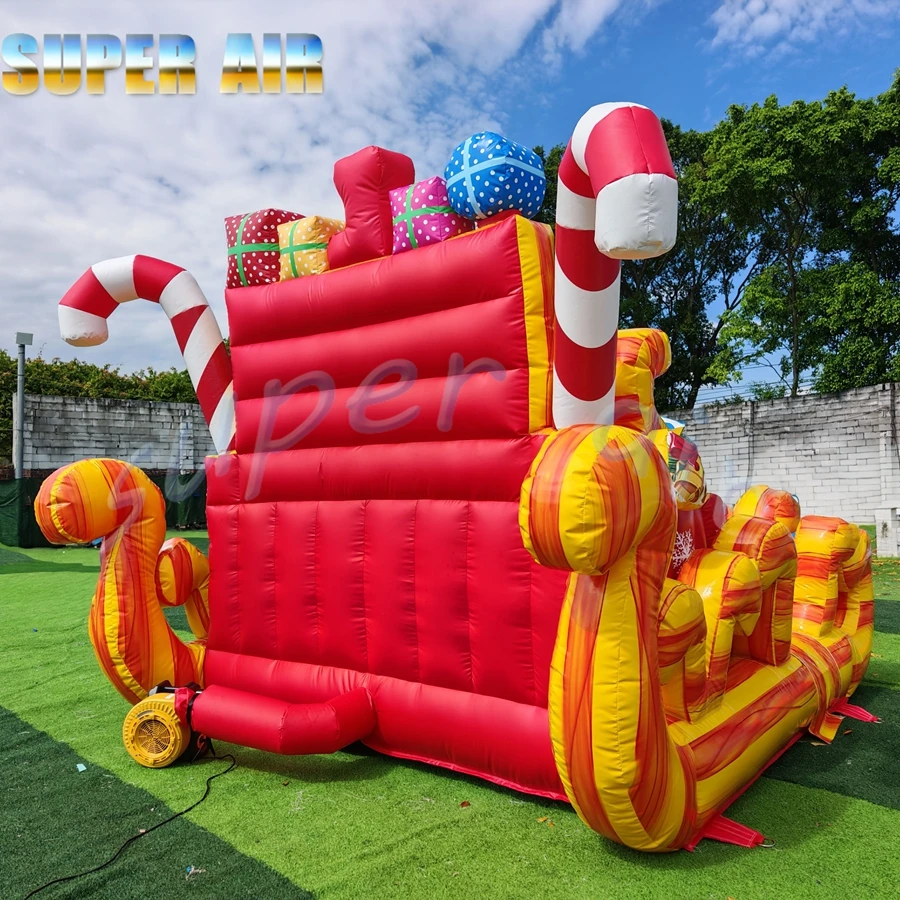 Newest design red and gold inflatable king's seat inflatable throne for sale