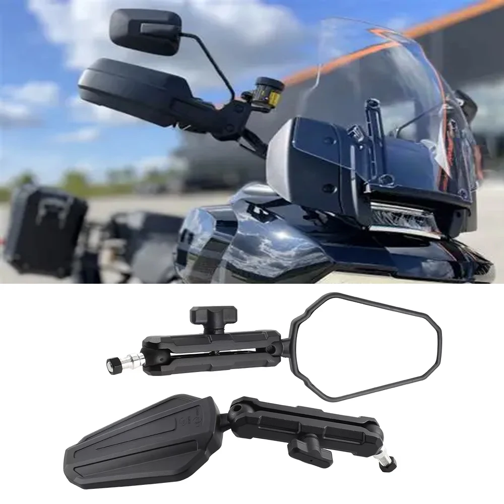 

For Pan America 1250 Special RA1250 PA 1250 2021- New Motorcycle accessories Adjustable Rearview mirrors Foldable side mirror