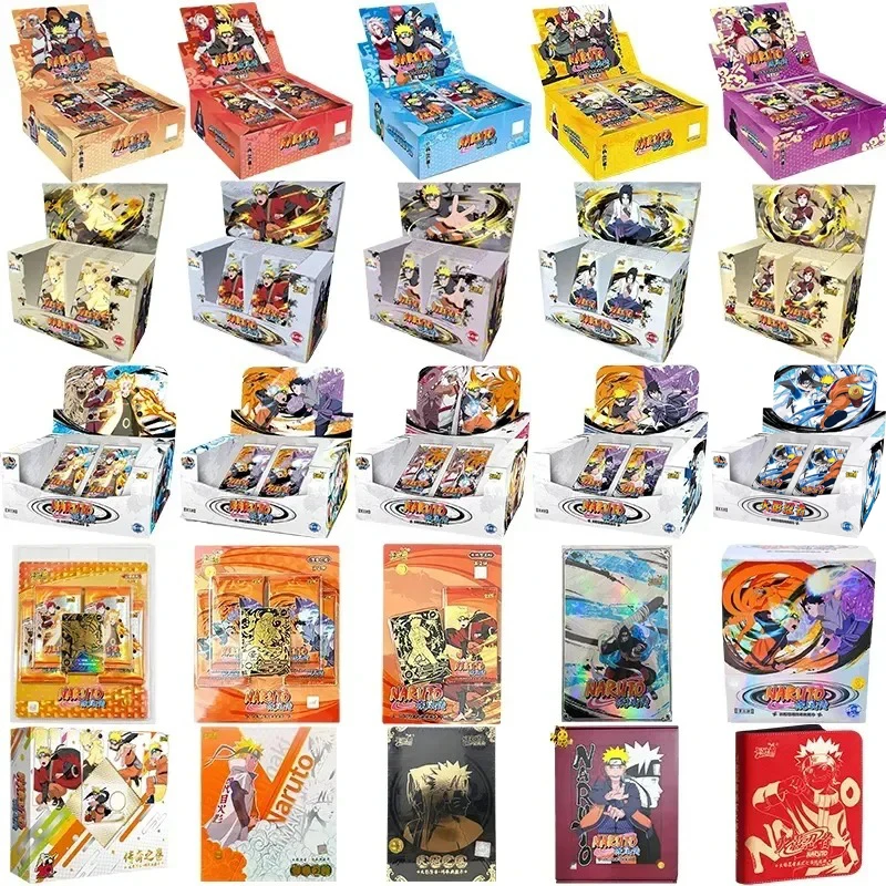 KAYOU Genuine Naruto Complete Series Card Booster Pack Anime Figure Rare Collection Cards Flash Card Toy For Children Xmas Gifts