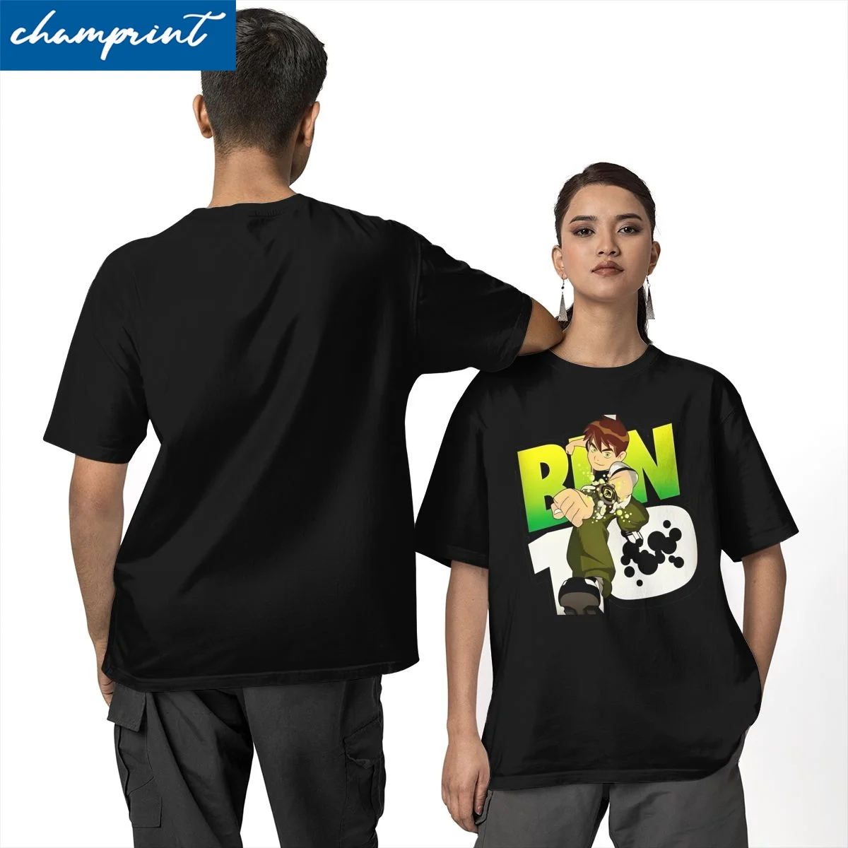 

Funny Ben 10 Alien Ben Tennyson Omnitrix Game T-Shirt Men's Cotton Short Sleeve Round Neck Summer Clothes