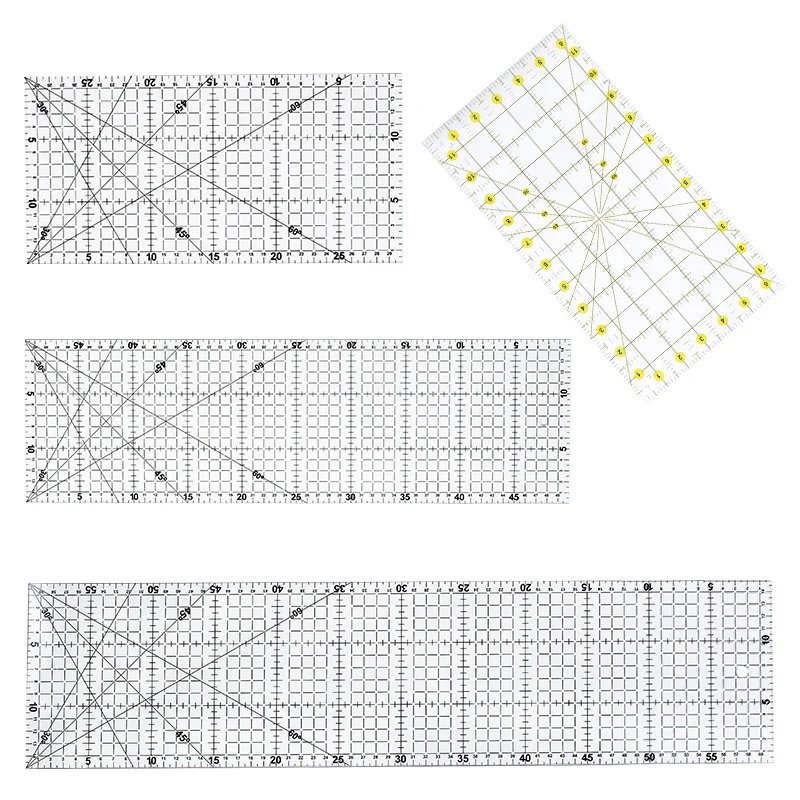 

Patchwork Ruler Quilting Tools Sewing Patchwork Ruler Fabric Cloth Cutting Ruler Drawing Ruler Tailor Sewing Accessories Tools