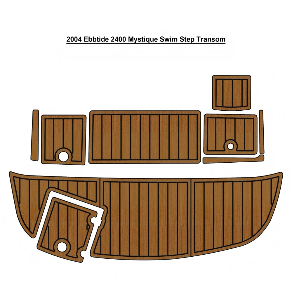 

2004 Ebbtide 2400 Swim Platform Pad Boat EVA Teak Deck Floor Mat SeaDek MarineMat Style Self Adhesive