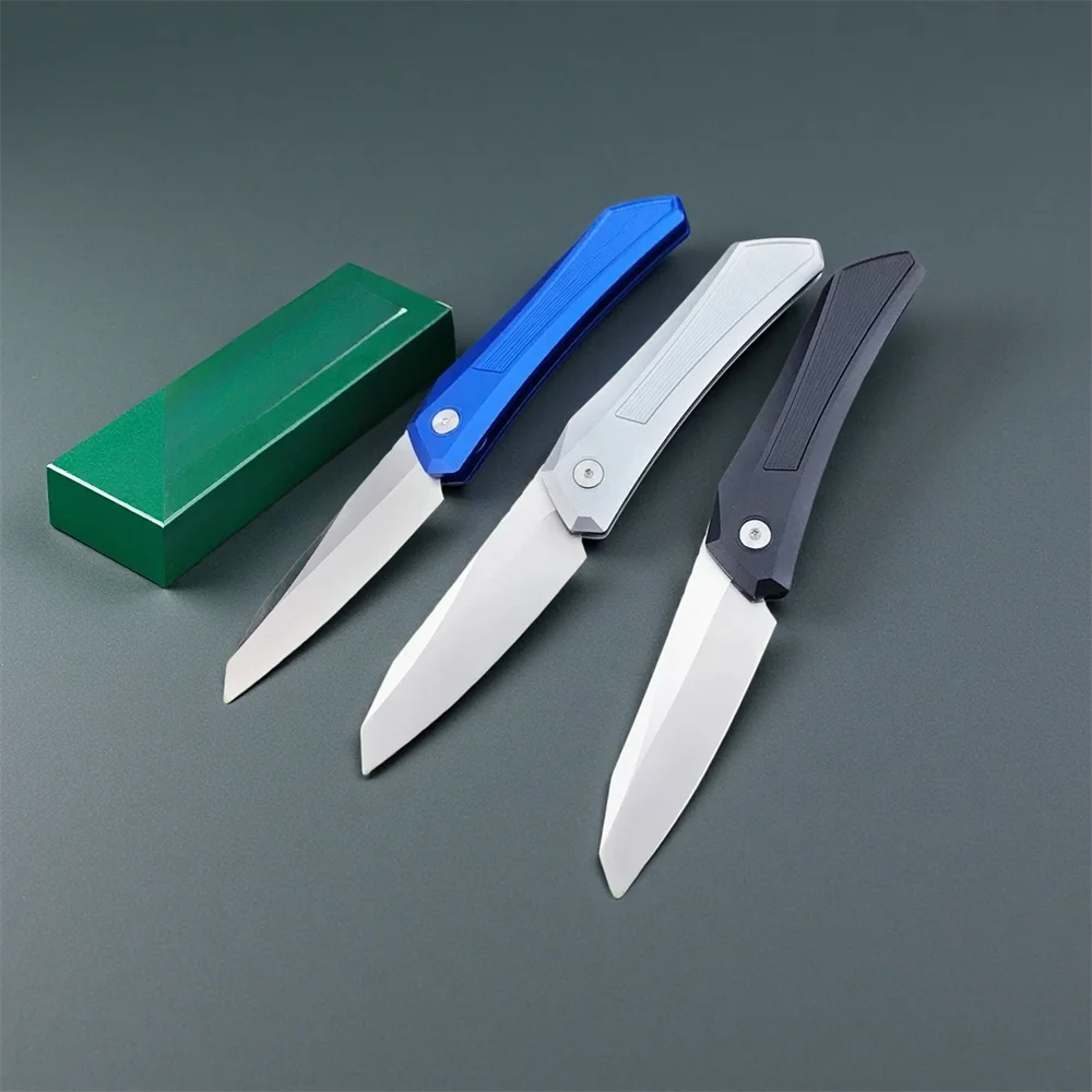 

DS101 Folding Knife D2 Steel Blade Assisted Opening Aluminum Handle Compact Outdoor Hunting Pocket Knife for Men Camping Hiking