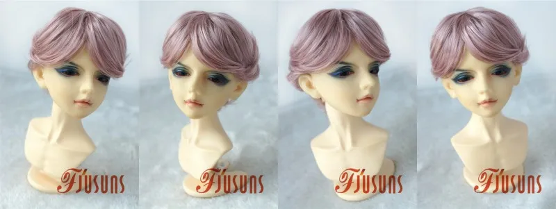 Doll Wigs JD075 1/3 8-9inch 21-23cm Boyish Cupid Curls Synthetic Mohair SD BJD Doll Wigs