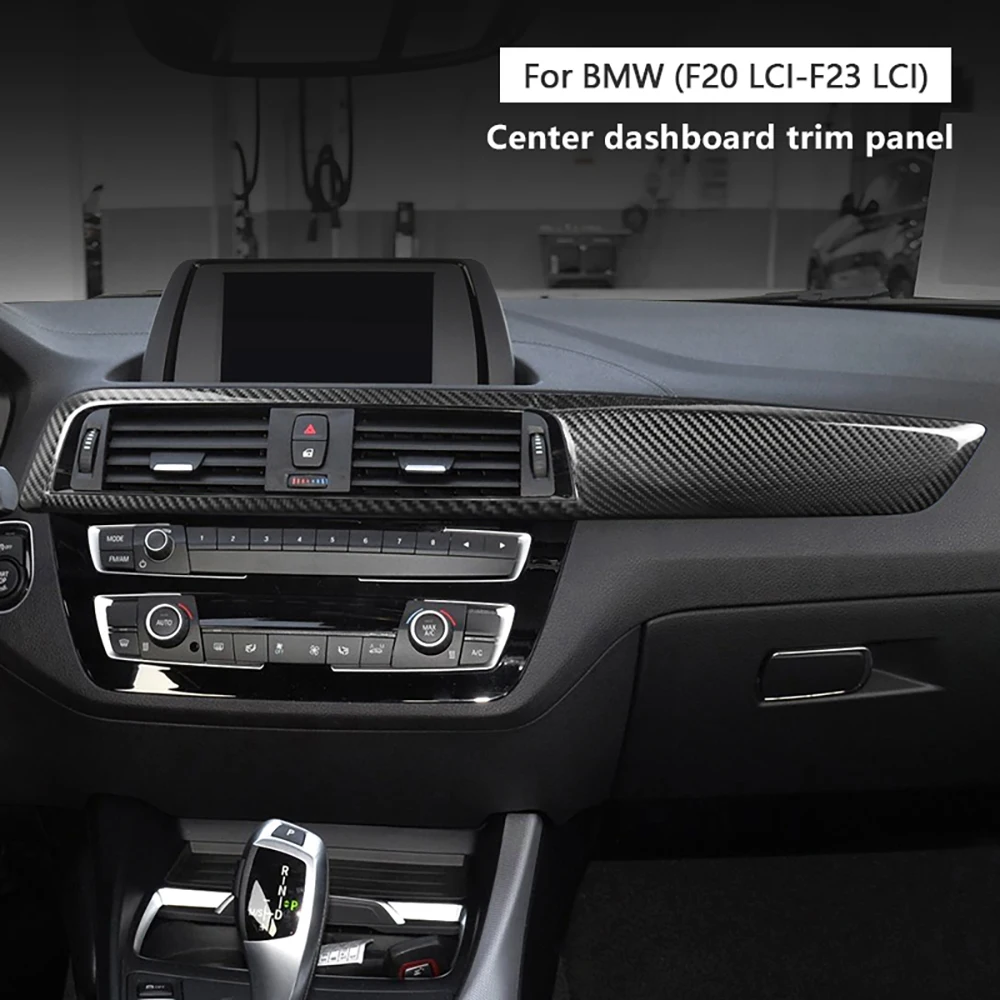 Carbon Fiber Car Central Center Air Vent Cover Trim Sticker for BMW 1 2 Series F20 F21 F22 F23 Decorative Trim