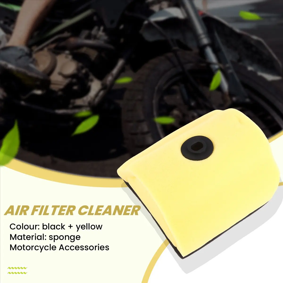 #89M Motorcycle Air Filter for Honda CRF150F 2003-2017 CRF230F 2003-2019,Air Filter Cleaner,(sponge)