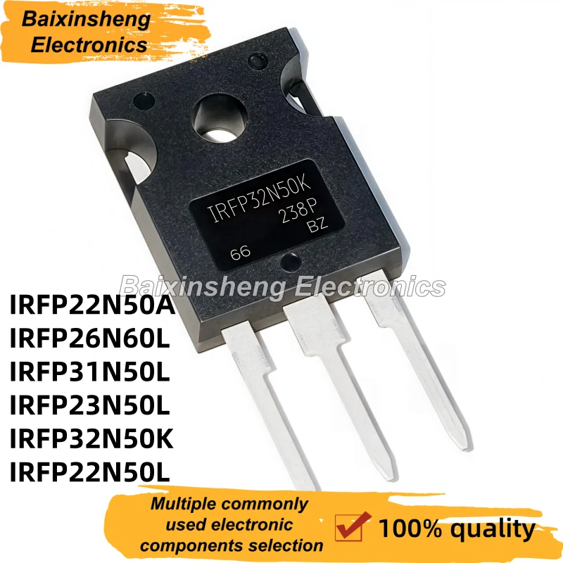 IRFP22N50A ,IRFP32N50K,10PCS NEW TO-247 22N50 IRFP26N60L 26N60,IRFP23N50L 23N50,IRFP31N50L 31N50 32N50 IRFP22N50L 22N50 MOSFET