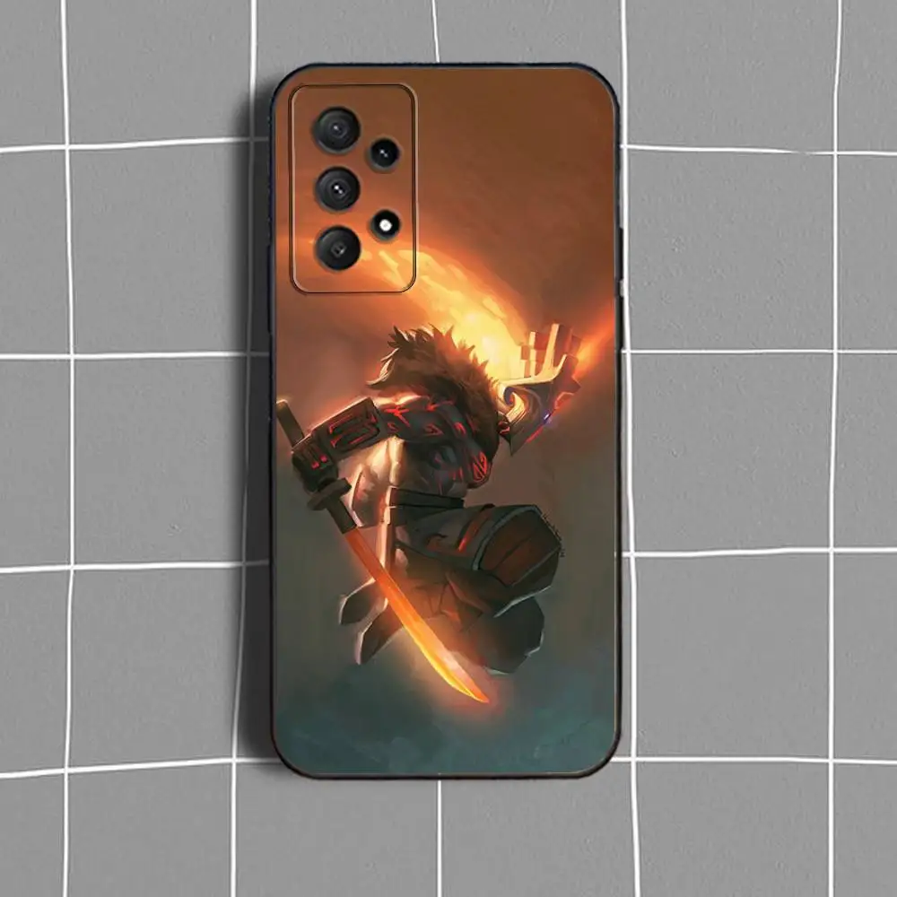 حافظة لهاتف سامسونج جالاكسي A73,31,32,72,41,53,52,71,22,5G,Note,J7,8,9 غطاء أسود ناعم