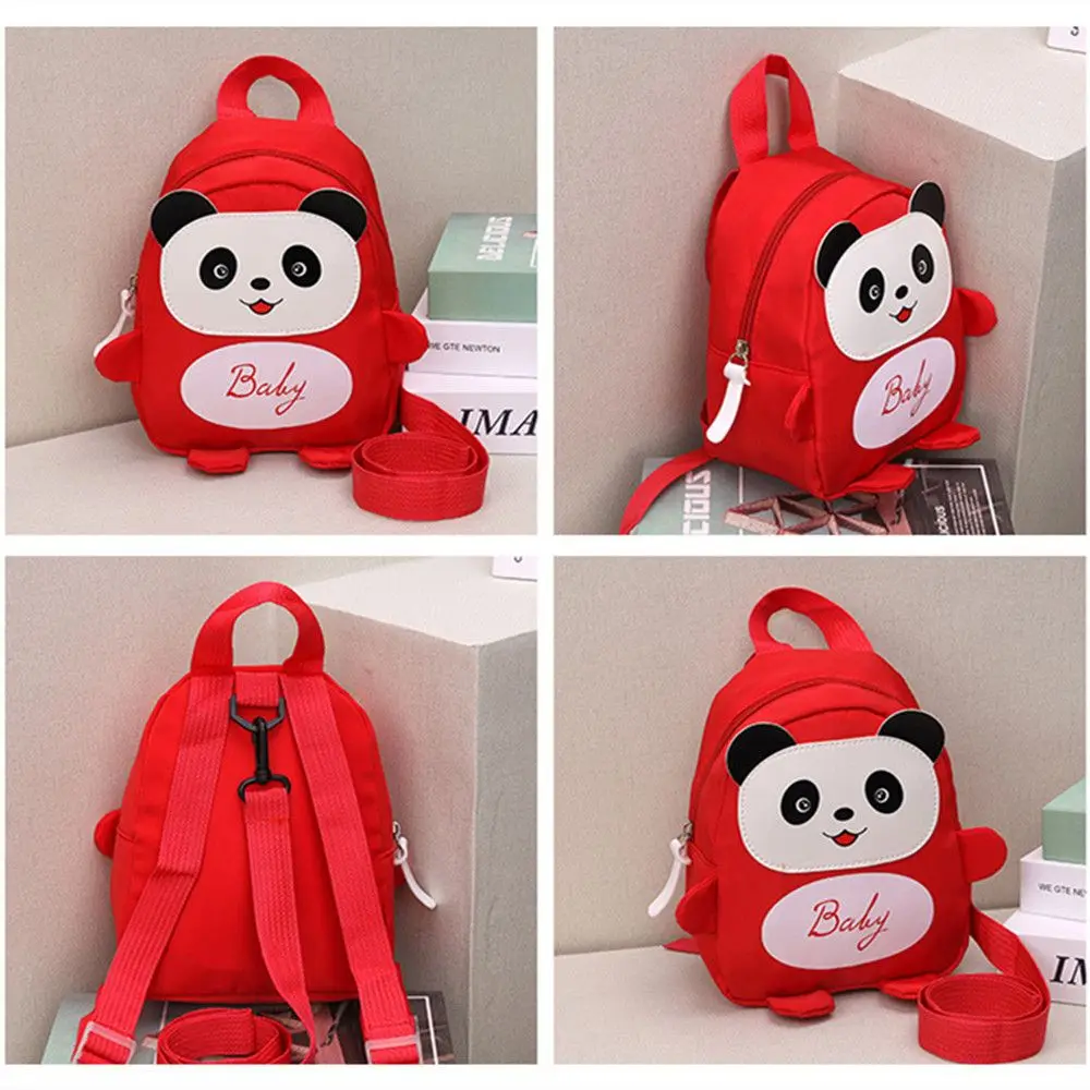 Bolsa de dibujos animados de Panda para niños, Mini mochila para bebés, bolsa antipérdida para niños pequeños, niños en edad preescolar