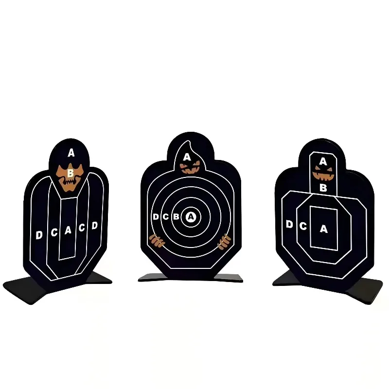 Steel Target Little Steel Man Target Shooting Target Little Yellow Man Alloy Target Sticker Target view 4