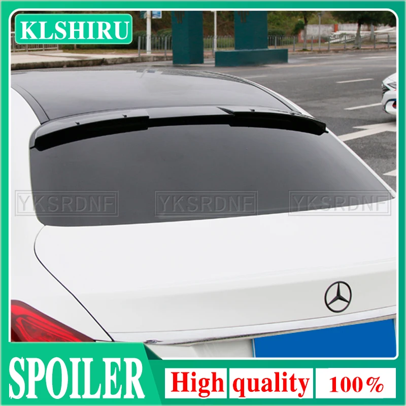 Factory wholesale For Mercedes W205 2014-2020 ABS Spoiler Car Tail Wing Decoration Roof Spoiler For Benz W205 C180 C200 C300 C63