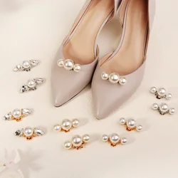 New Pearl Shoe Buckle Women's High-heeled Shoes Clip Jewelry Attending Important Occasions Fashion Accessories
