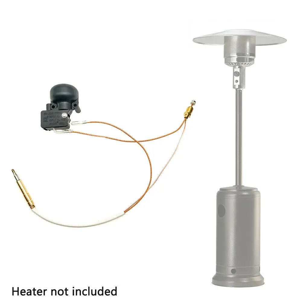 Thermocouple et interrupteur d'inclinaison pour interrupteur de décharge de chauffage, chauffage au propane, chauffe-gaz extérieur, kit de réparation de chauffage