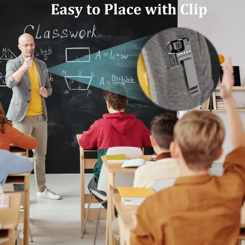 L9 WIFI Mini Kamera na Ciało HD Przenośna Kamera Sportowa Klips Tylny 180 °   Obrotowa kamera noktowizyjna na podczerwień dla kierowców rowerów podróżujących