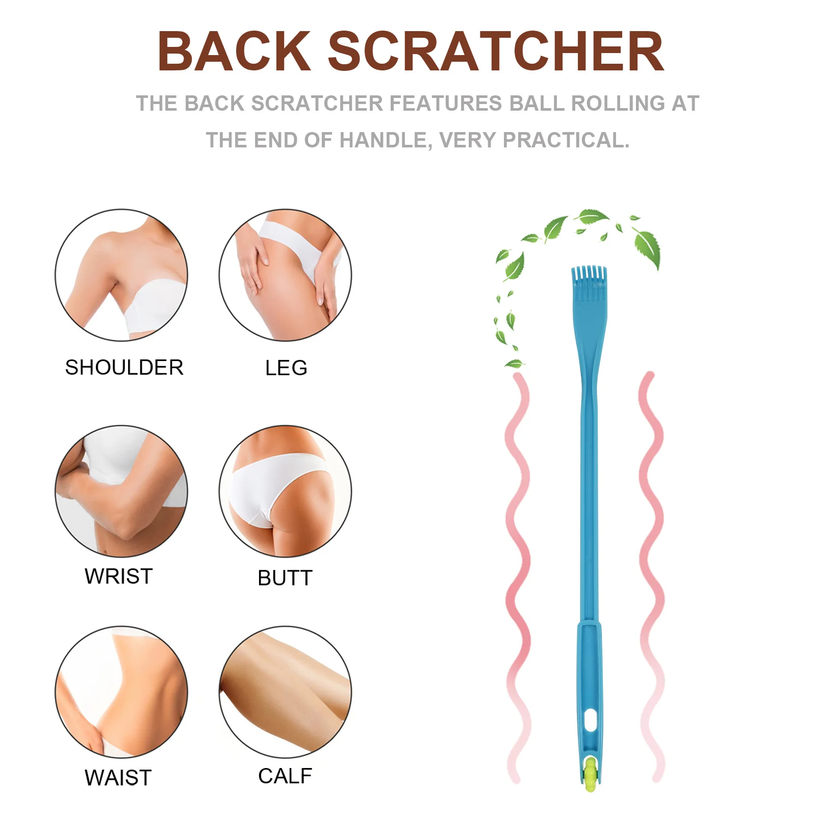 10 шт. прочные скребки для спины с шариковым роликом, массажные принадлежности для тела, скребки для спины, массажные инструменты, скребок для тела