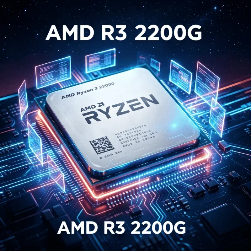 AMD Ryzen 3 2200G R3 2200G PRO 2200G 4 Cores 4 Threads 3.5GHz Radeon Vega 8 Graphics 14nm Zen AM4
