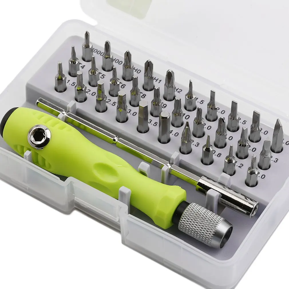 Multipurpose 32 In 1 Precision Screwdriver Set Practical Disassemble Electronic Repair Tools Kit For Cell Phone Laptop Tablet