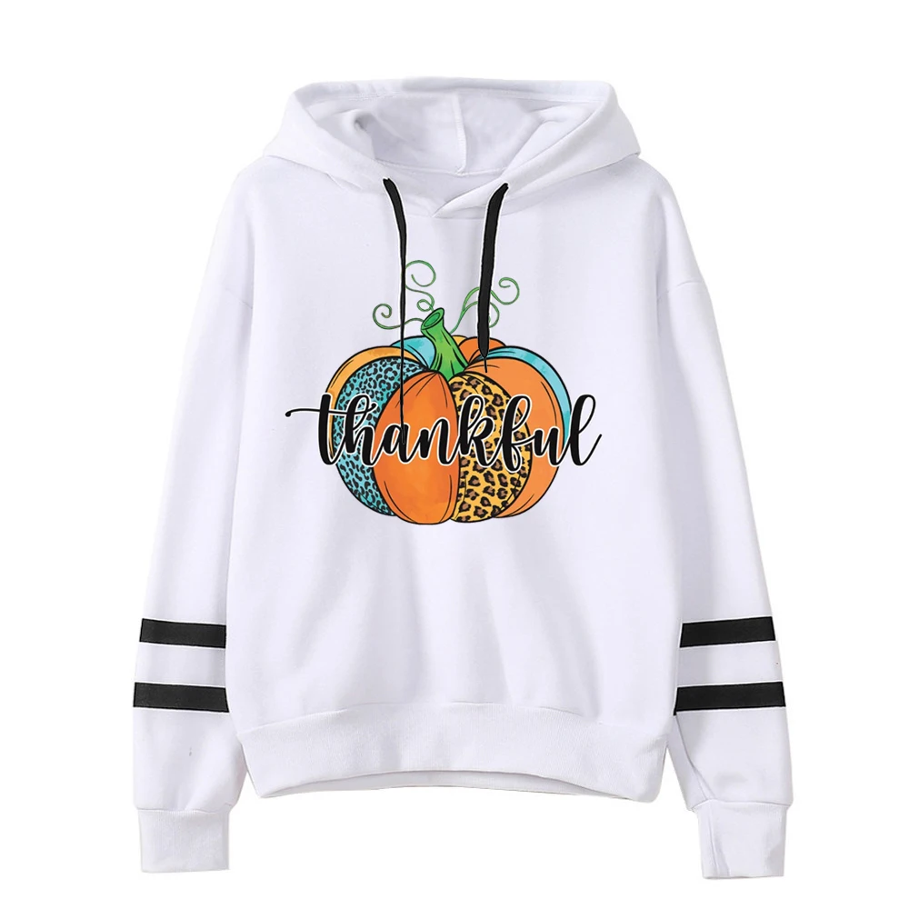 Leopard Pumpkin Hoodies Pumpkin Sweatshirt Thanksgiving Hoodie Thankful Hello Pumpkin Winter Clothes Women