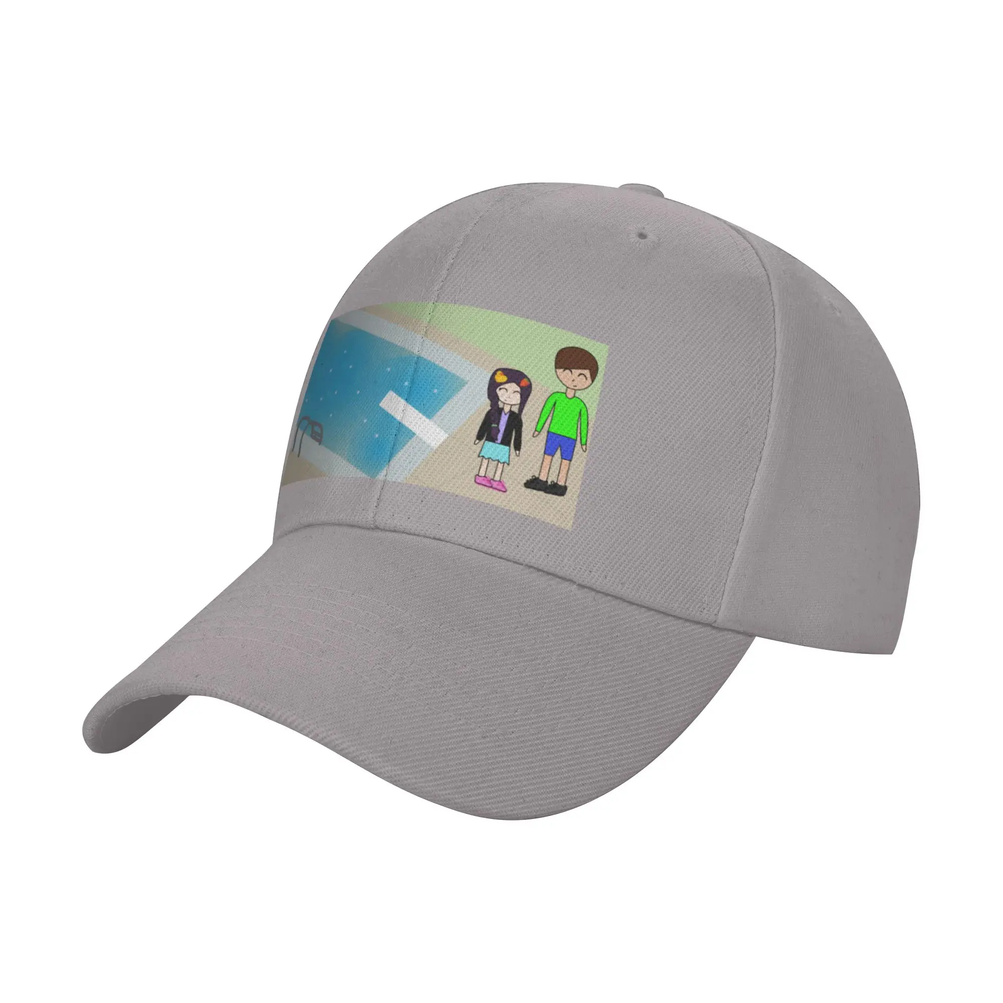 Hot Sale Paisley and Levi at Swimming Pool Baseball Cap  Portable Cap Women's  Dog Walking Cap Women's