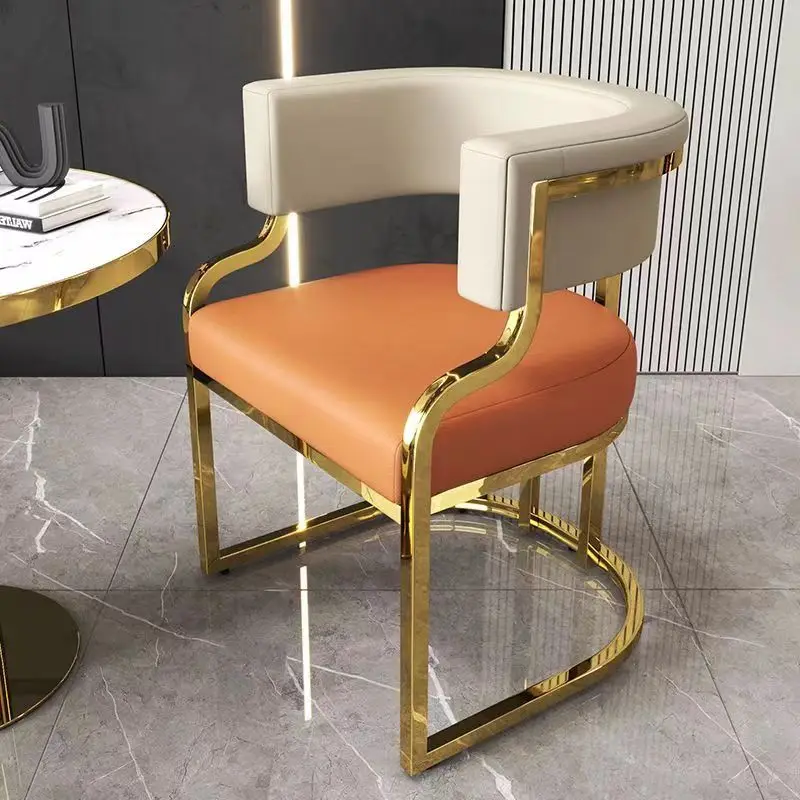 

KELLY Luxury Dining Chair Hotel s Office Beauty salons Receives Mahjong Sofa Chair Nail salons Customer Makeup Chair
