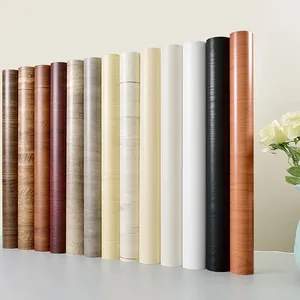 Su geçirmez kendinden PVC yapıştırıcısı Duvar Kağıdı, ahşap tahıl, kendin yap, Ev Dekoru, yatak odası, çok sayıda depolama, gömme dolaplar, 40cm x 5 m net bir duvar için 8 önemli satış rolü-no. 7