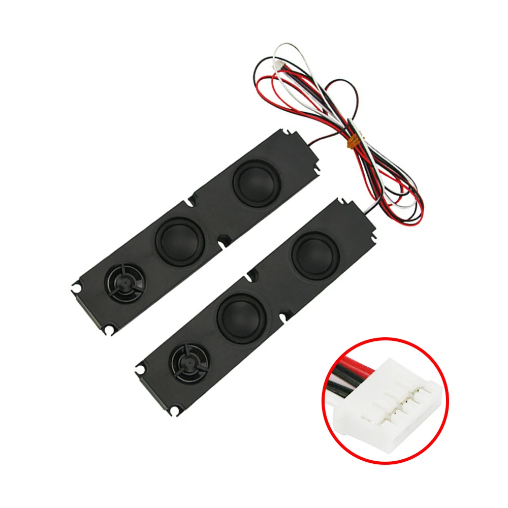 

New 1 Pair 8 Ohm 10W DIY LCD TV Speaker With Heavy Bass Effect Full Range Advertising TV Speaker Repair Accessories