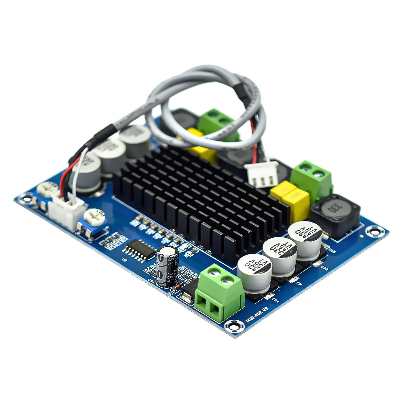 1PCS XH-M543 High Power Digital Power Amplifier Board TPA3116D2 Audio Amplifier Module Class D Double Channel 2*120W