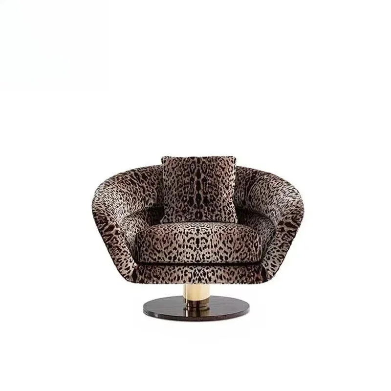 Modern high-back fabric armrest lounge chair, living room furniture, office visitor waiting area seat