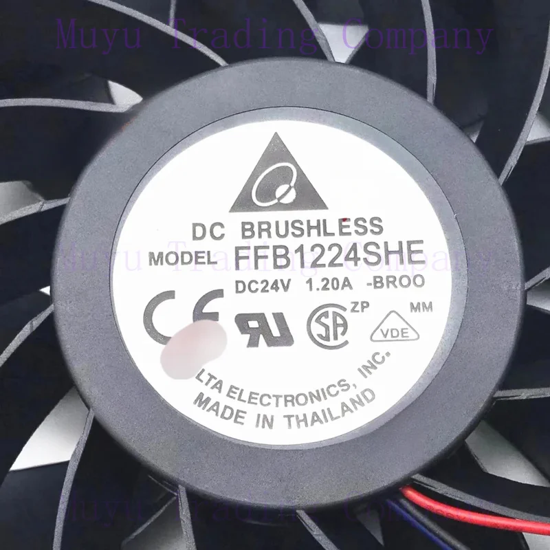 FOR Delta Electronics FFB1224SHE BR00 DC 24V 1.20A 120x120x38mm 3-Wire Server Cooling Fan