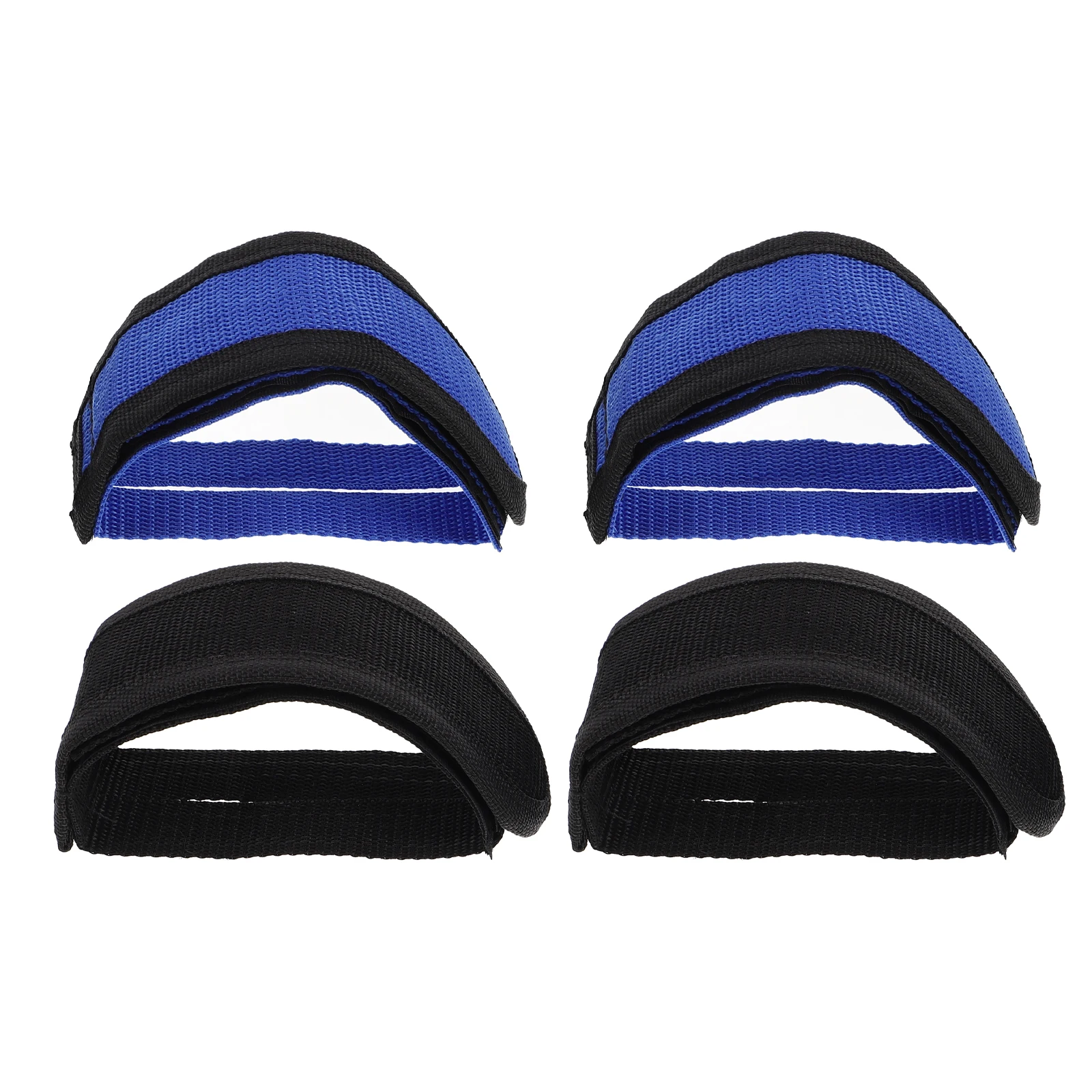 

4pcs Cycling Pedal Straps Durable Polyester Suitable Various Comfort Support Long Use Easy Install Outdoor Riding Bike