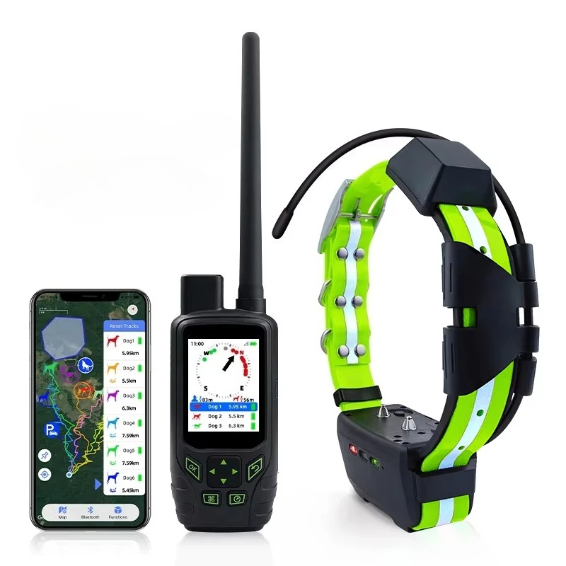 

World's First Radio and Mobile Network Dual Mode Data Transmission GPS Positioning Hound Tracker and Trainer