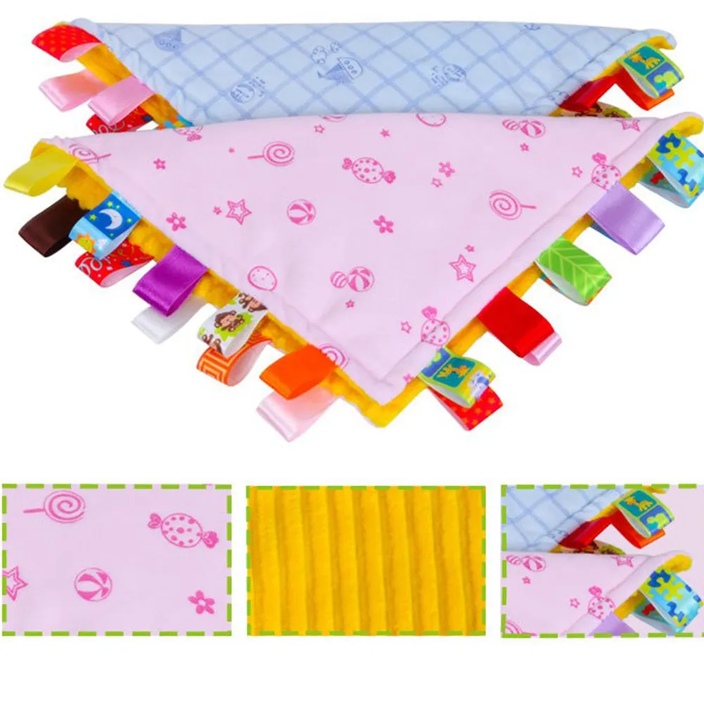 

Towel Muslin Lovey Blanket for Baby Girl Comfort Toys Toddlers Teething Pink Towels Babies