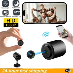 2025 Mini Camera Wifi Camera Night Vision Motion Detection Remote Surveillance Camera 130° Wide Angle for Home Security Cam