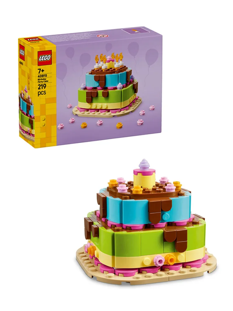 

Lego Creative 40815 Birthday Party Cake Boys and Girls Puzzle Assembling Building Blocks Toy Children's Day Gift