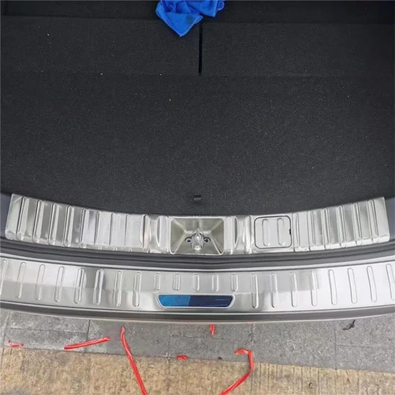 

WELKINRY For Mitsubishi Outlander 3rd Generation 2014-2022 Car Tail Rear Box Door Gate Trunk Boot Doorsill Threshold Pedal Trim