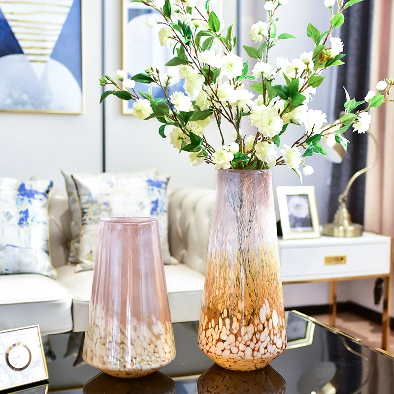 אור nordic יוקרה רצפת קרמיקה לתקרה אגרטל גדול, סידור פרחים סלון, טלוויזיה, foyer, מודרני מינימליסטי כך