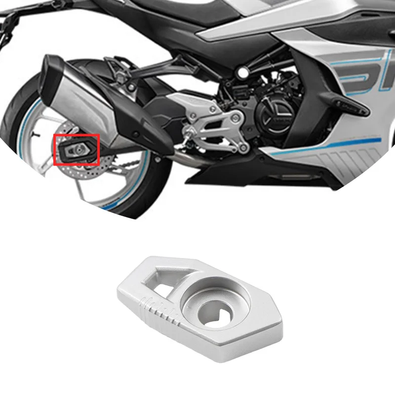 For CFMOTO Chian Adjusting Decorative Block 450SR 450NK SR450 NK450 Chain Tensioner Decorative Plate Motorcycle Original Parts