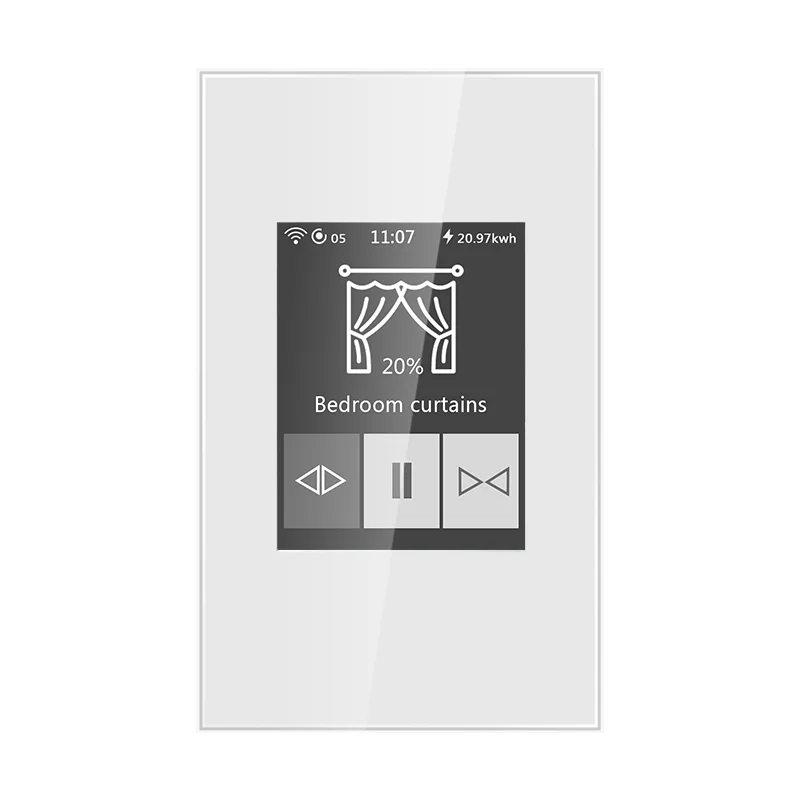 Panel inalámbrico WIFI Control remoto HomeKit interruptores hogar Tuya 5 modelo en 1 interruptor LCD hogar inteligente con Control de voz de Google Alexa