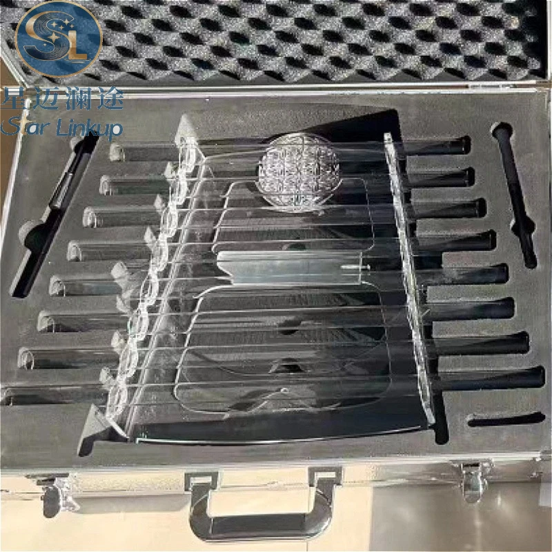 Star Linkup Handmade Crystal Lyre Harp with Protective Storage Box, Tunable 432Hz & 440Hz Professional Crystal String Arpa Instrument for Adults, Ideal for Meditation, Spiritual Sound Healing Chakra Balancing Yoga Relaxation Mindfulness Therapy & Musical