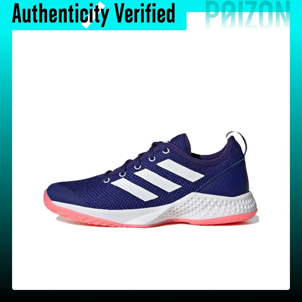 Adidas Court Tennis Shoes Women's Low-top Purple/White/Pink GZ0707